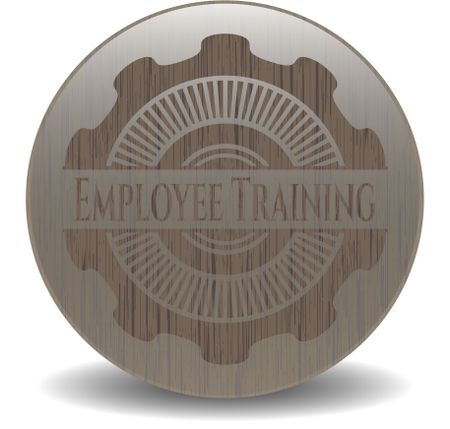 Employee Training realistic wood emblem