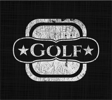 Golf chalk emblem
