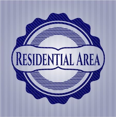 Residential Area denim background
