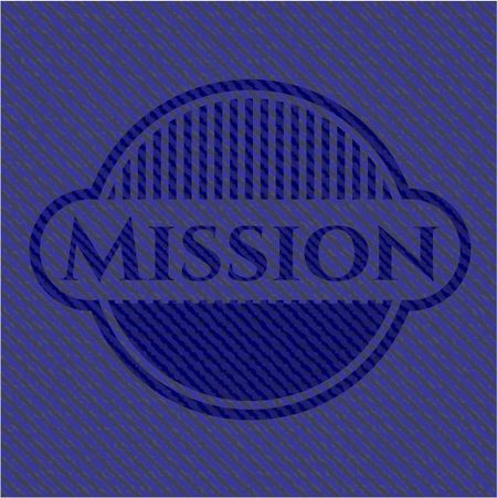 Mission with jean texture