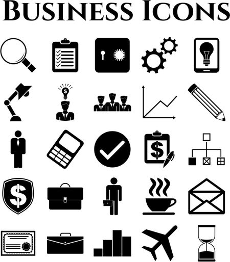 25 businessicon set. Quality Icons.