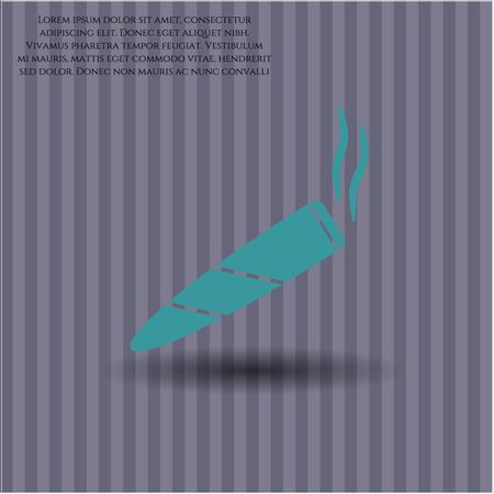 Joint (cigarette) icon or symbol