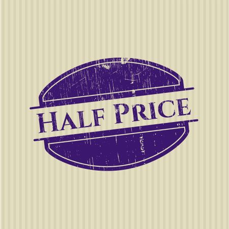 Half Price rubber stamp