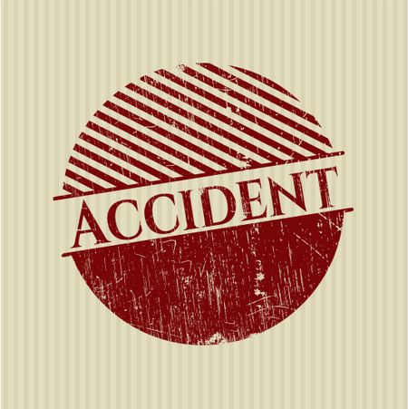 Accident rubber stamp