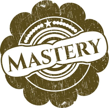 Mastery rubber stamp