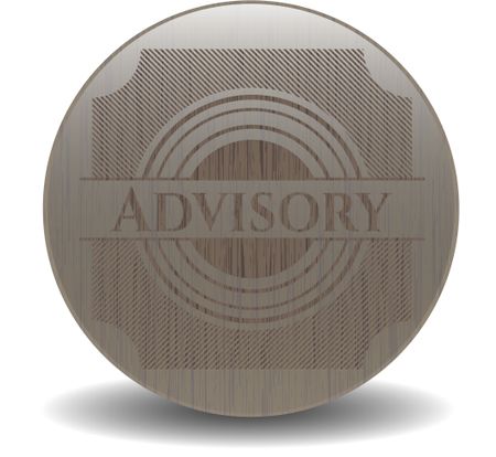 Advisory wood signboards