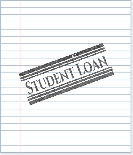 Student Loan pencil strokes emblem