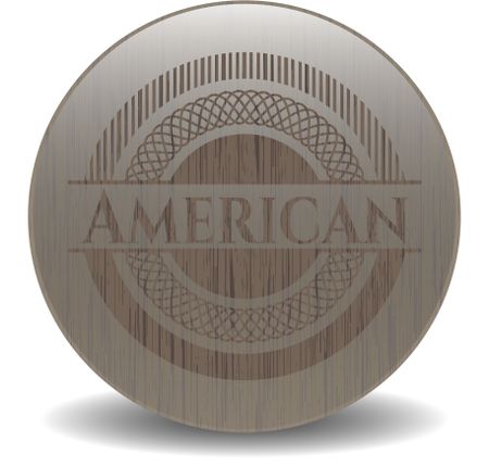 American wood emblem. Retro