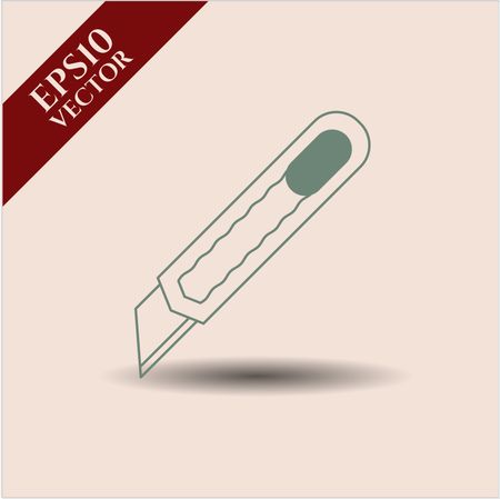 Cutter icon vector symbol flat eps jpg app web concept website