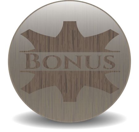 Bonus retro wooden emblem