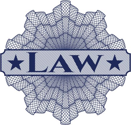 Law rosette (money style emplem)