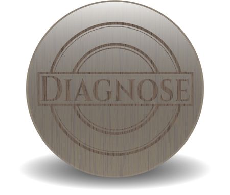 Diagnose retro wood emblem