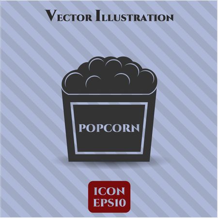 Popcorn icon or symbol