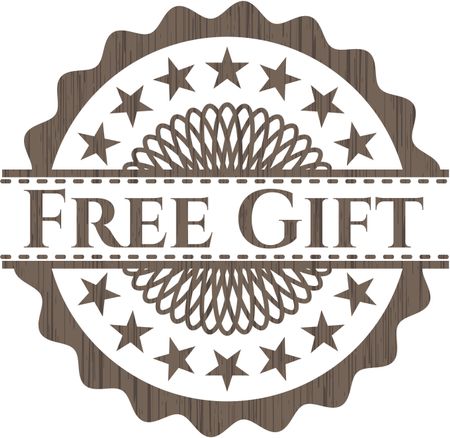 Free Gift realistic wooden emblem