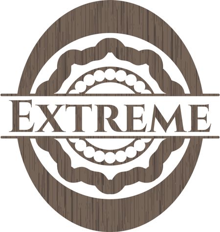 Extreme wood emblem. Vintage.
