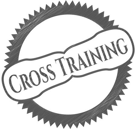 Cross Training with pencil strokes