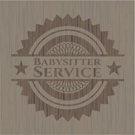 Babysitter Service wood signboards