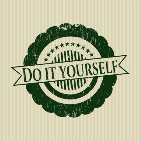 Do it yourself rubber grunge stamp