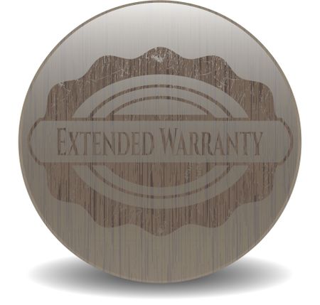 Extended Warranty wood emblem