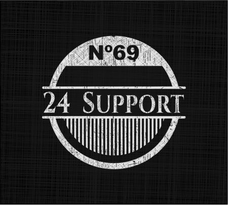 24 Support on blackboard