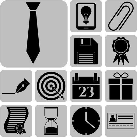 13 icon set. business Icons. Minimal Modern.