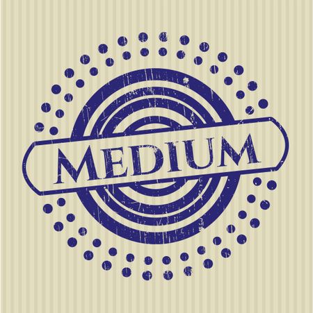Medium rubber stamp