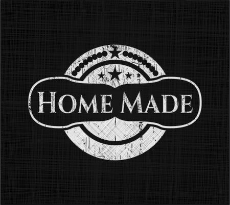 Home Made chalkboard emblem
