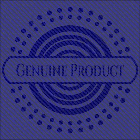 Genuine Product jean background