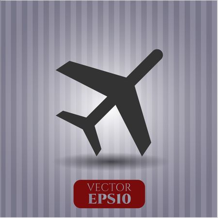 plane icon vector symbol flat eps jpg app web concept website