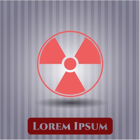 nuclear radioactive icon vector symbol flat eps jpg