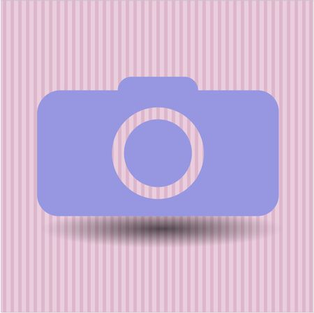 photo camera icon vector symbol flat eps jpg app web