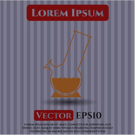 bong of marijuana icon vector symbol flat eps jpg app