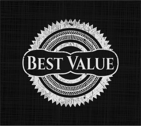 Best Value chalk emblem
