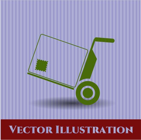 cargo icon vector symbol flat eps jpg app web concept website