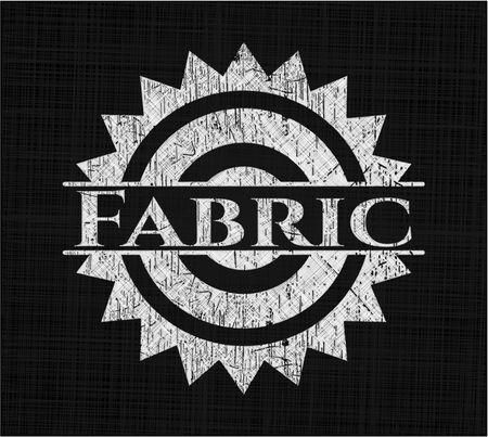 Fabric with chalkboard texture