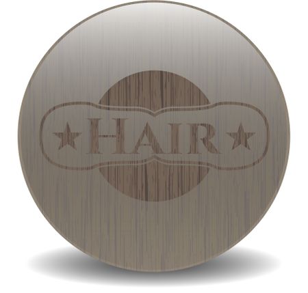 Hair wood emblem