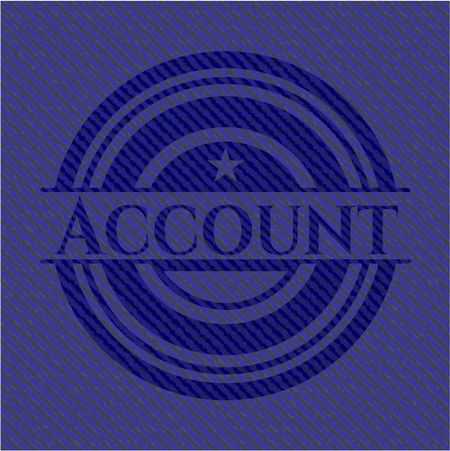 Account with jean texture