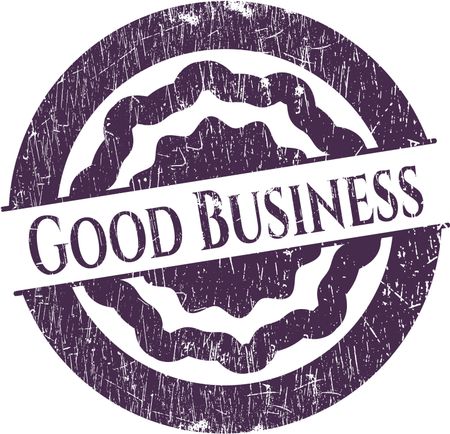 Good Business rubber stamp