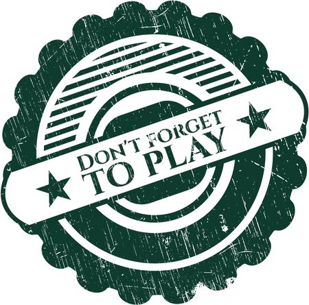 Don't forget to play rubber grunge texture stamp