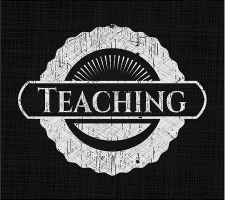 Teaching on blackboard