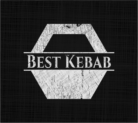 Best Kebab on chalkboard
