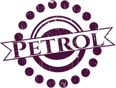 Petrol grunge style stamp