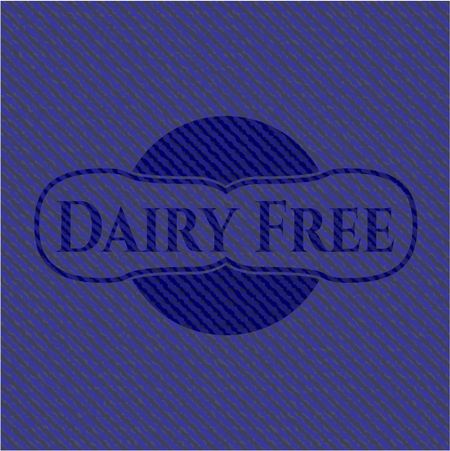 Dairy Free with denim texture