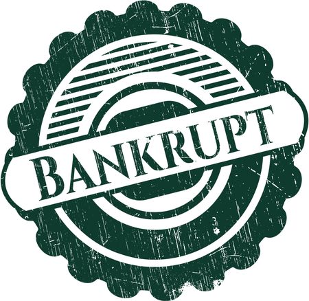 Bankrupt rubber stamp