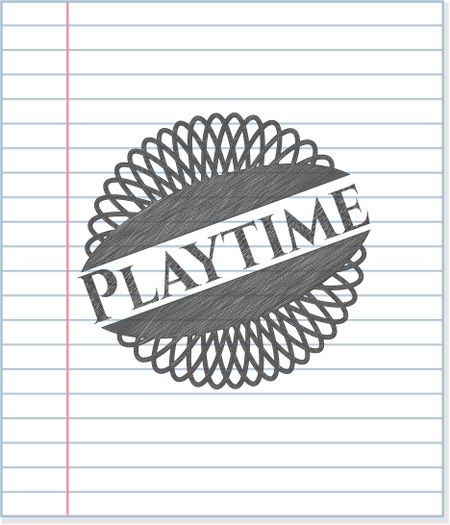Playtime pencil effect