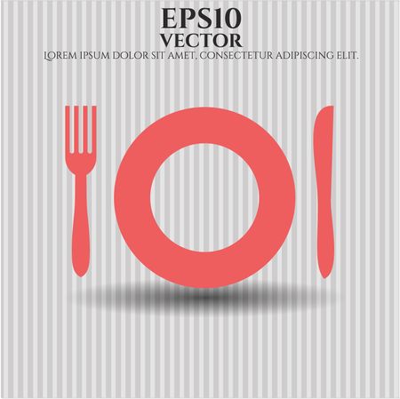 Restaurant icon vector symbol flat eps jpg app web concept