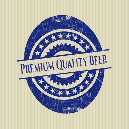 Premium Quality Beer rubber grunge texture stamp