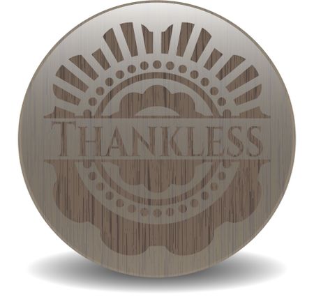 Thankless wooden emblem