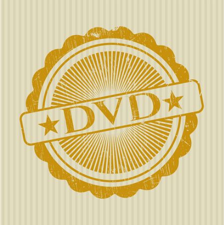 DVD with rubber seal texture
