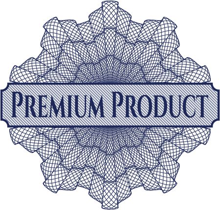 Premium Product rosette or money style emblem